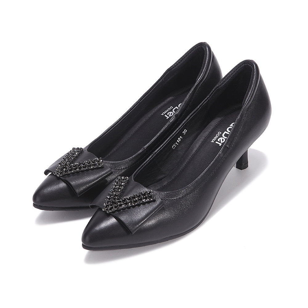 Ladies V-shape Décor 2in Heels CS1151
