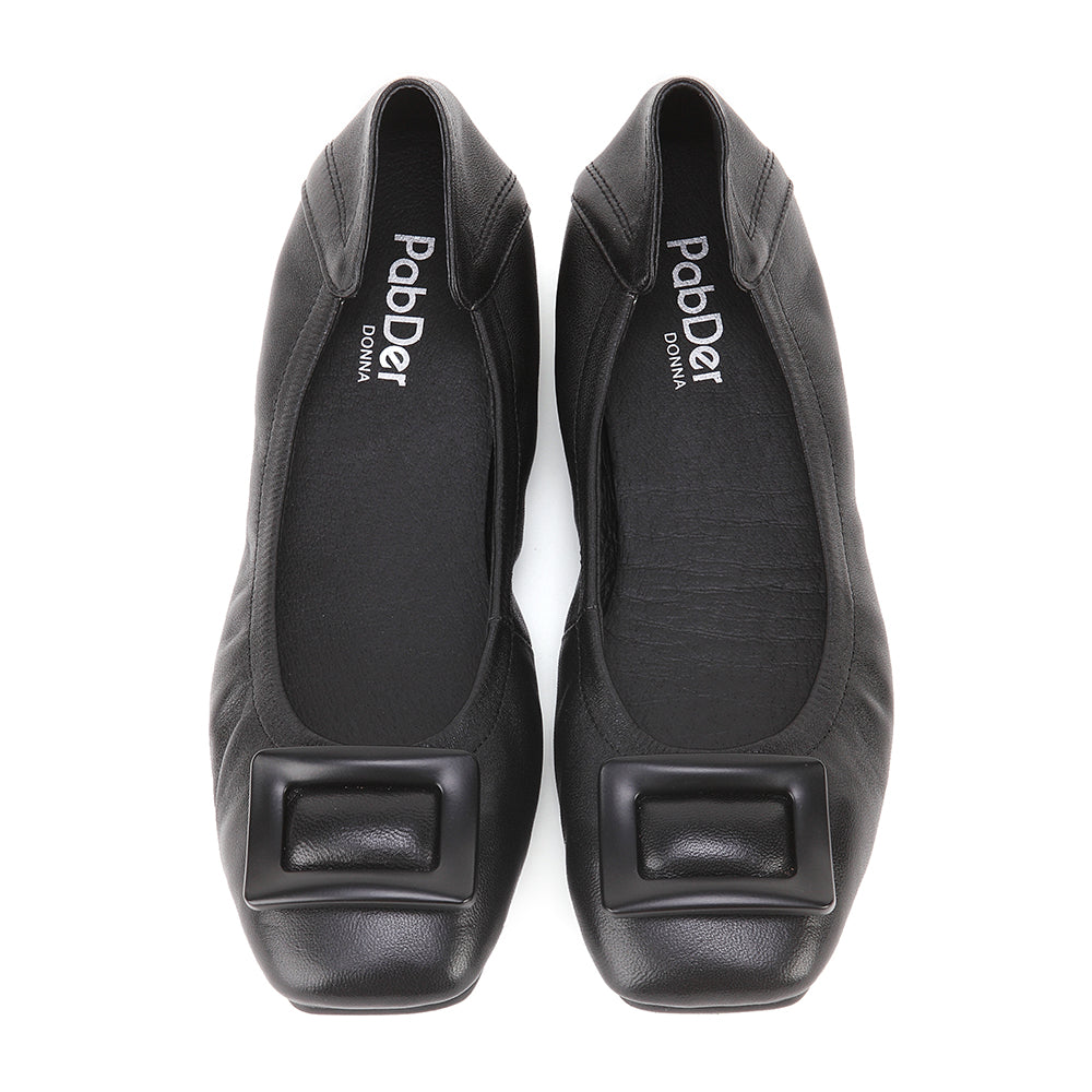 Ladies Square Toe Flats