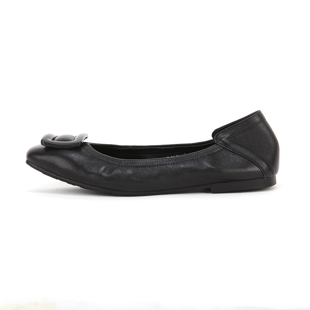 Ladies Square Toe Flats