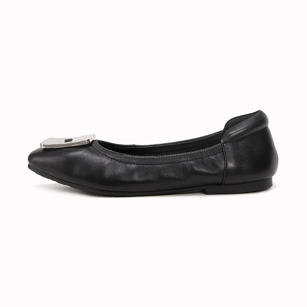 Soft Square Toe Flats