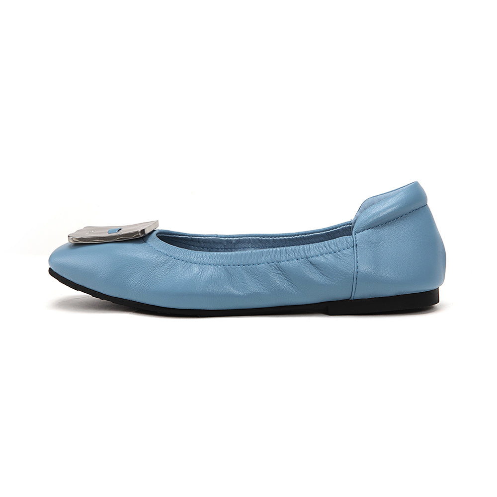 Soft Square Toe Flats