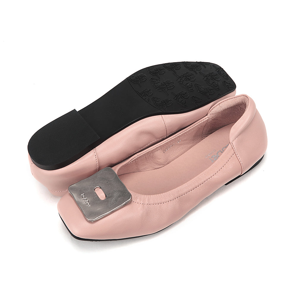 Soft Square Toe Flats