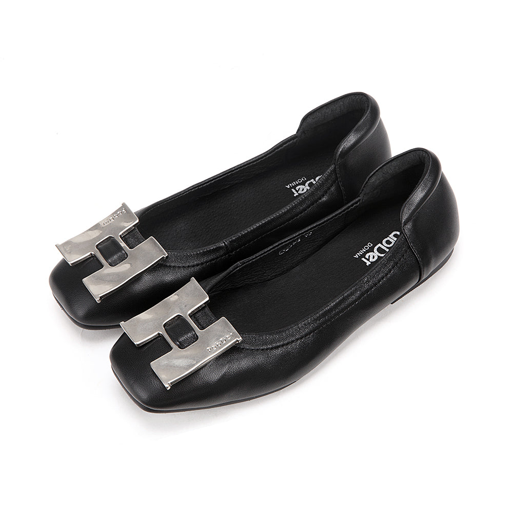 Square Toe Flats