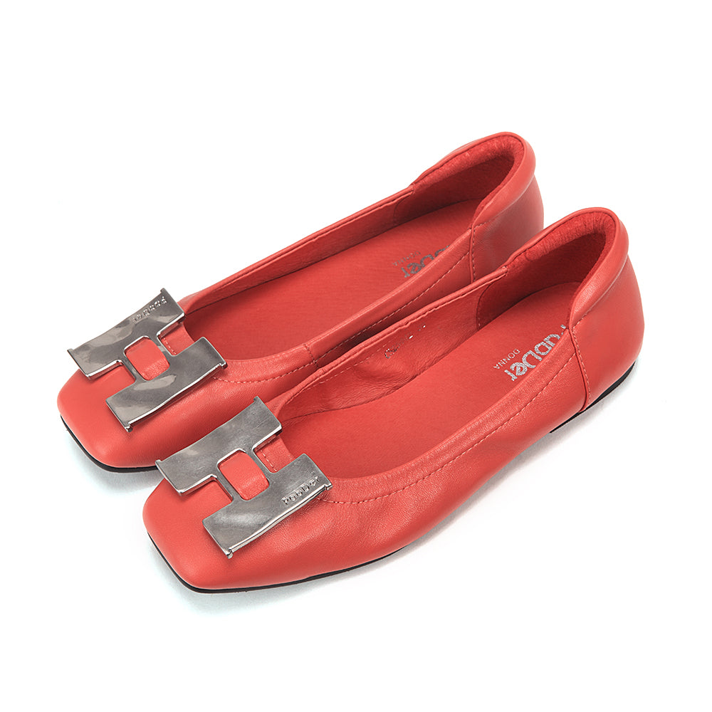Square Toe Flats
