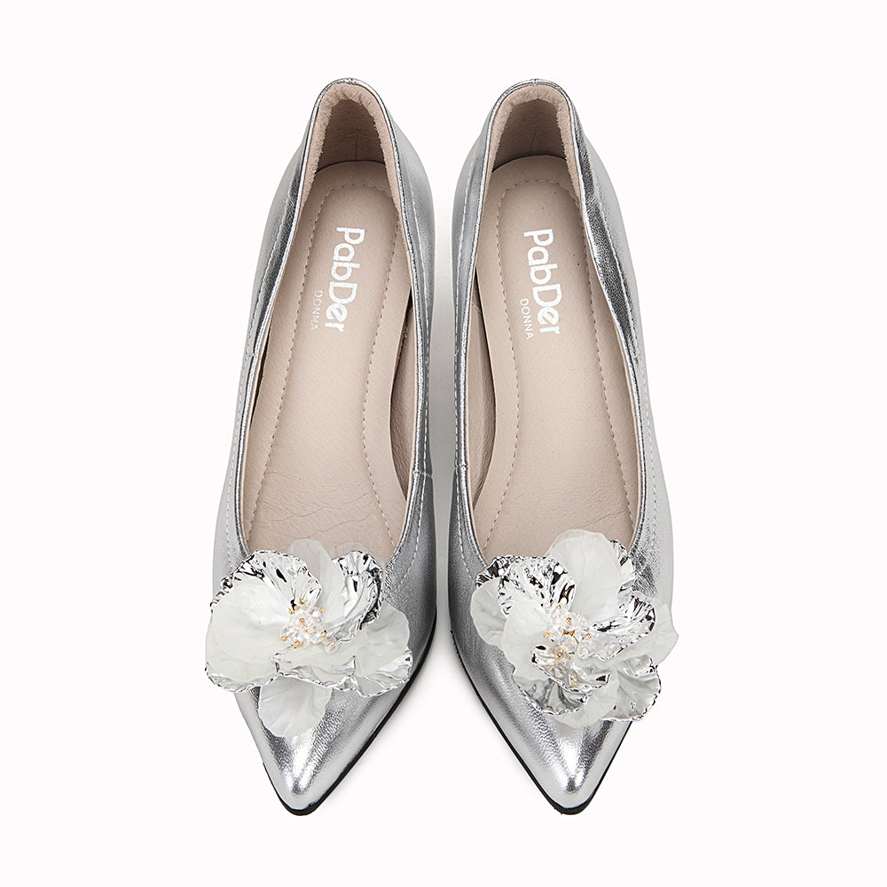 Floral High Heels