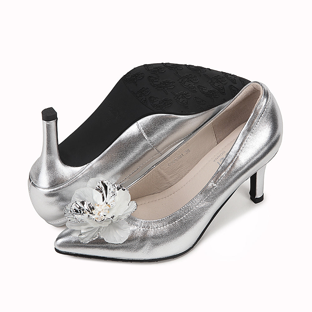 Floral High Heels
