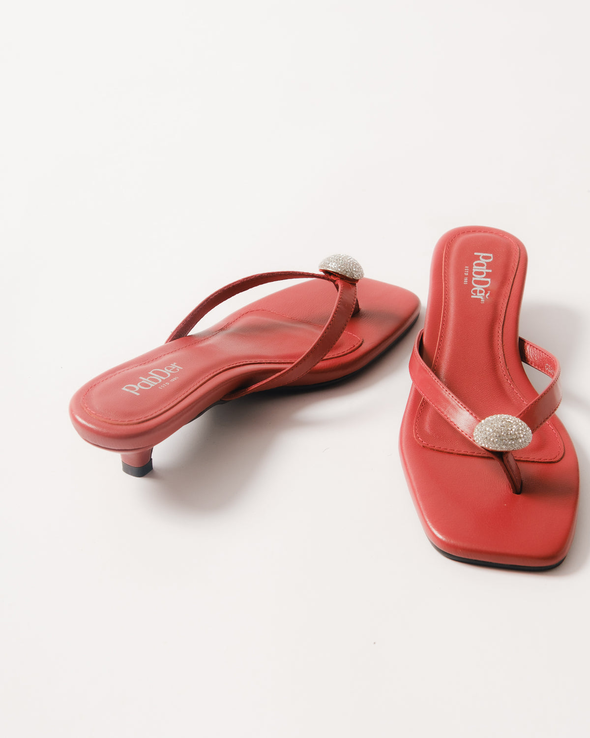 Crystal 2in Kitten Heel Sandals CS26104