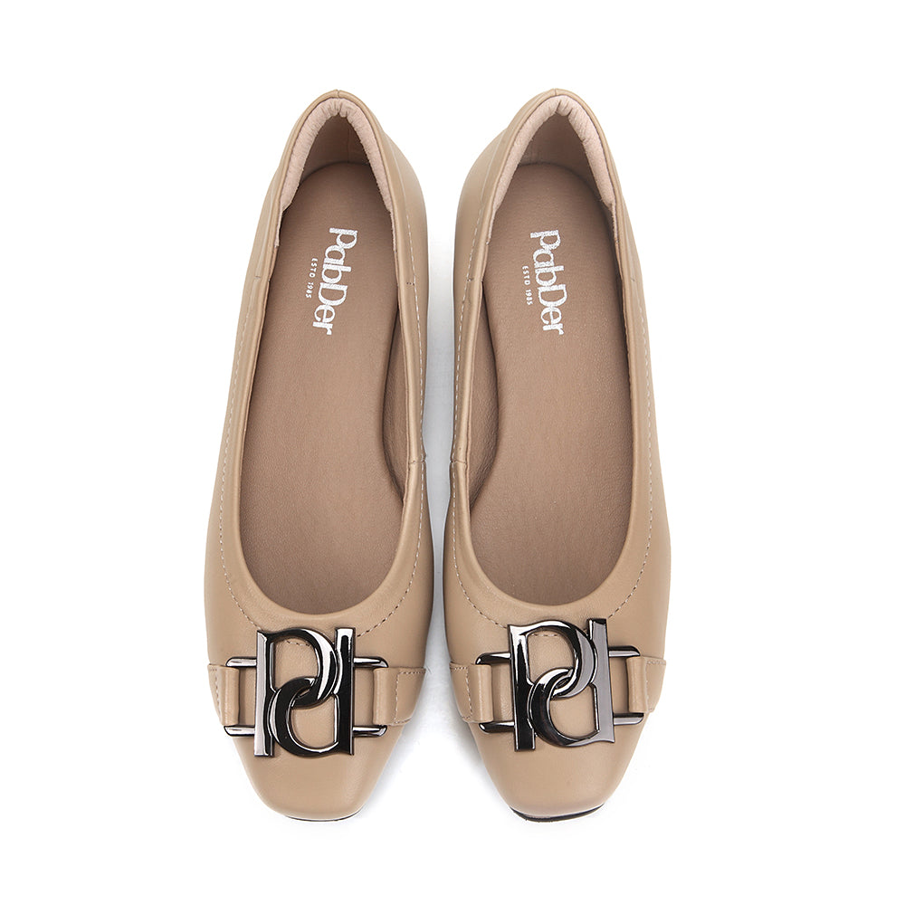 Pabder Monogram 1.2in Block Heels