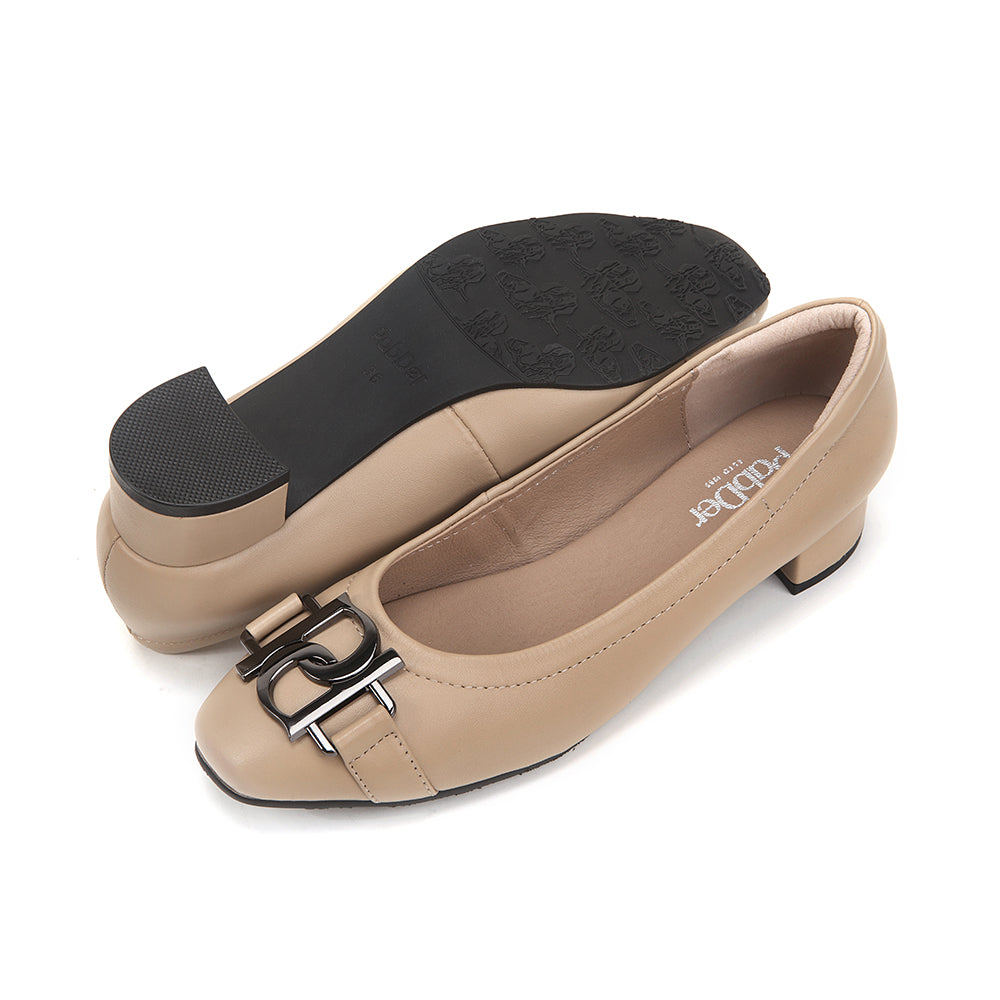 Pabder Monogram 1.2in Block Heels
