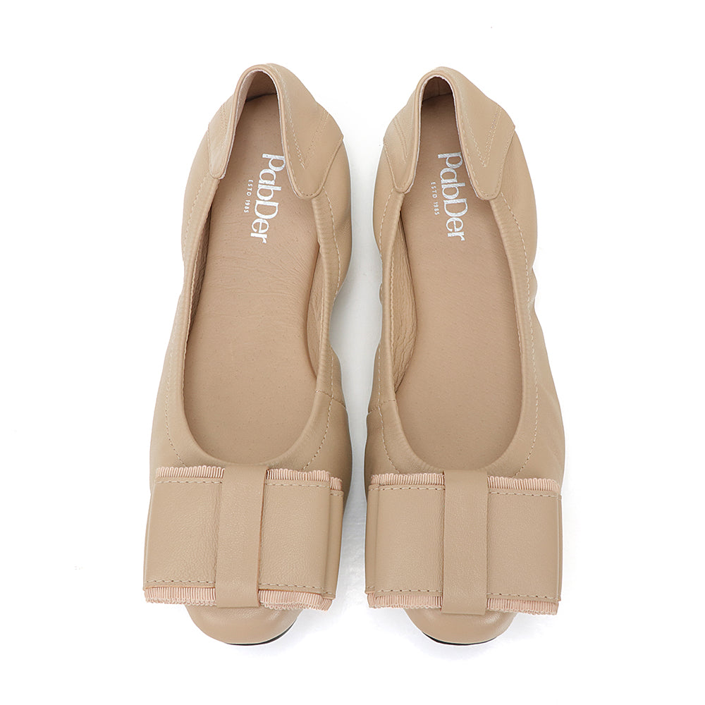 Large Ribbon Ballet Flats
