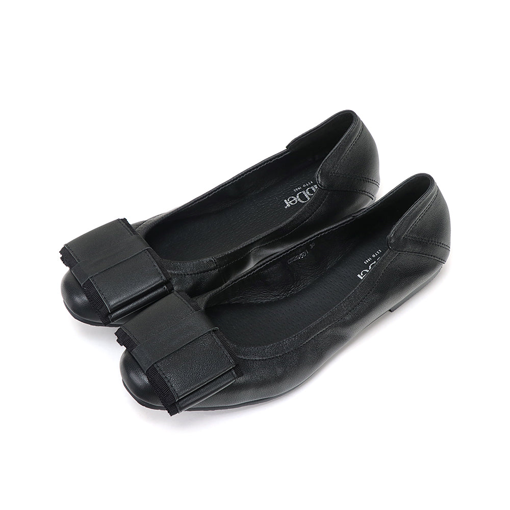 Large Ribbon Ballet Flats
