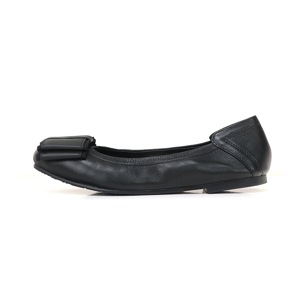 Large Ribbon Ballet Flats