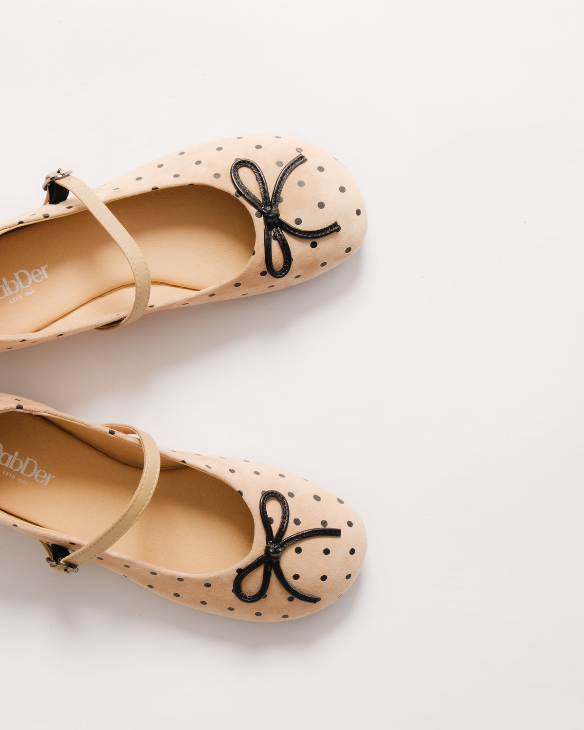 Dottie Round Toe Polka Dot Suede Mary Jane CS26581SU