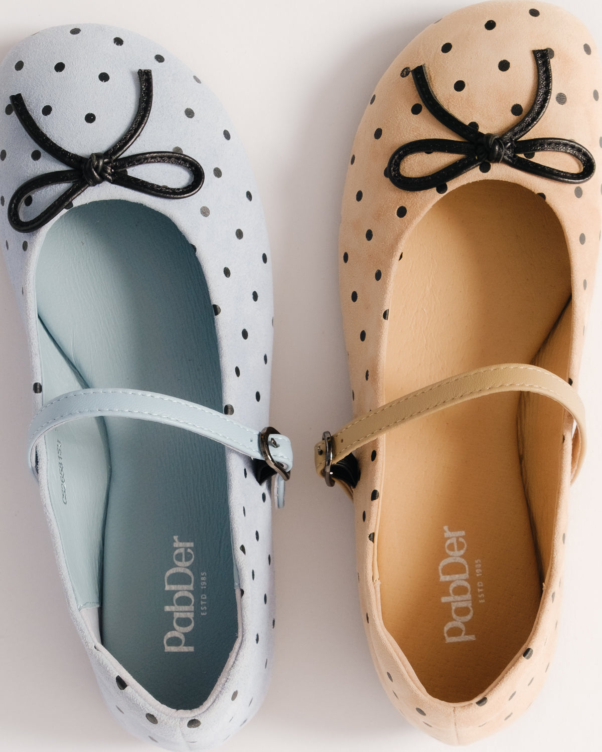 Dottie Round Toe Polka Dot Suede Mary Jane CS26581SU