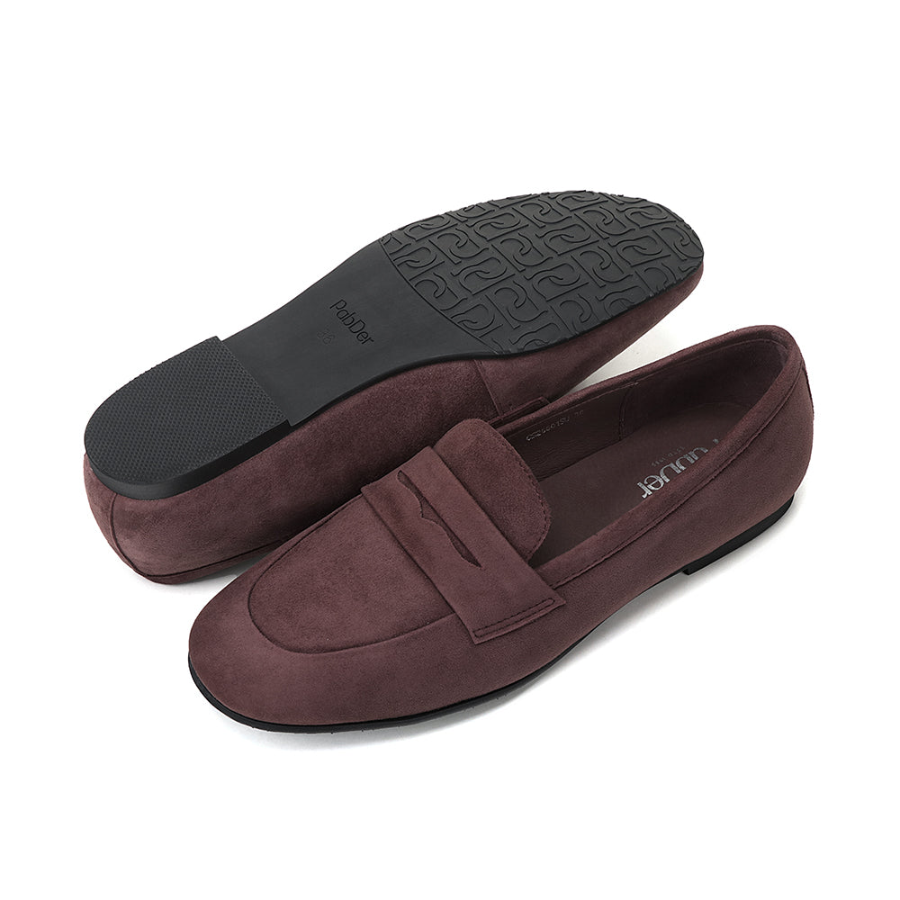 Colette Light Weight Round Toe Suede Slip-ons CS26601SU