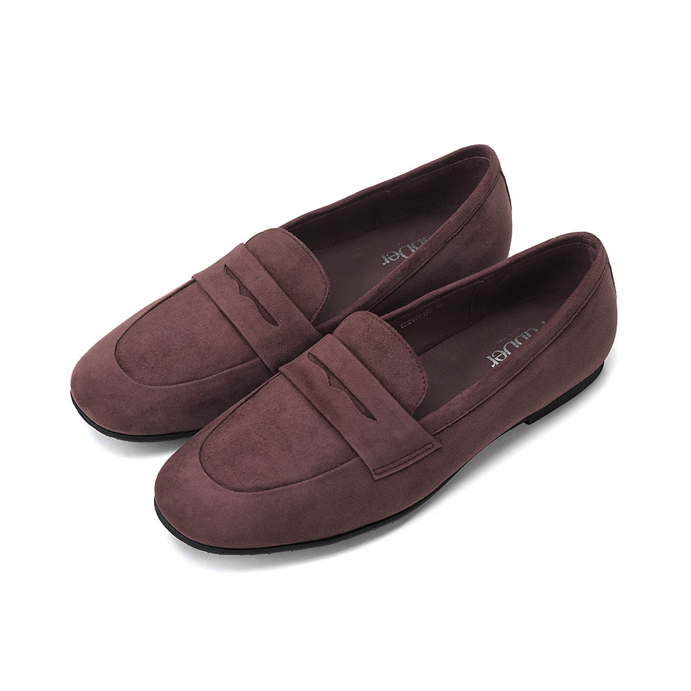 Colette Light Weight Round Toe Suede Slip-ons CS26601SU