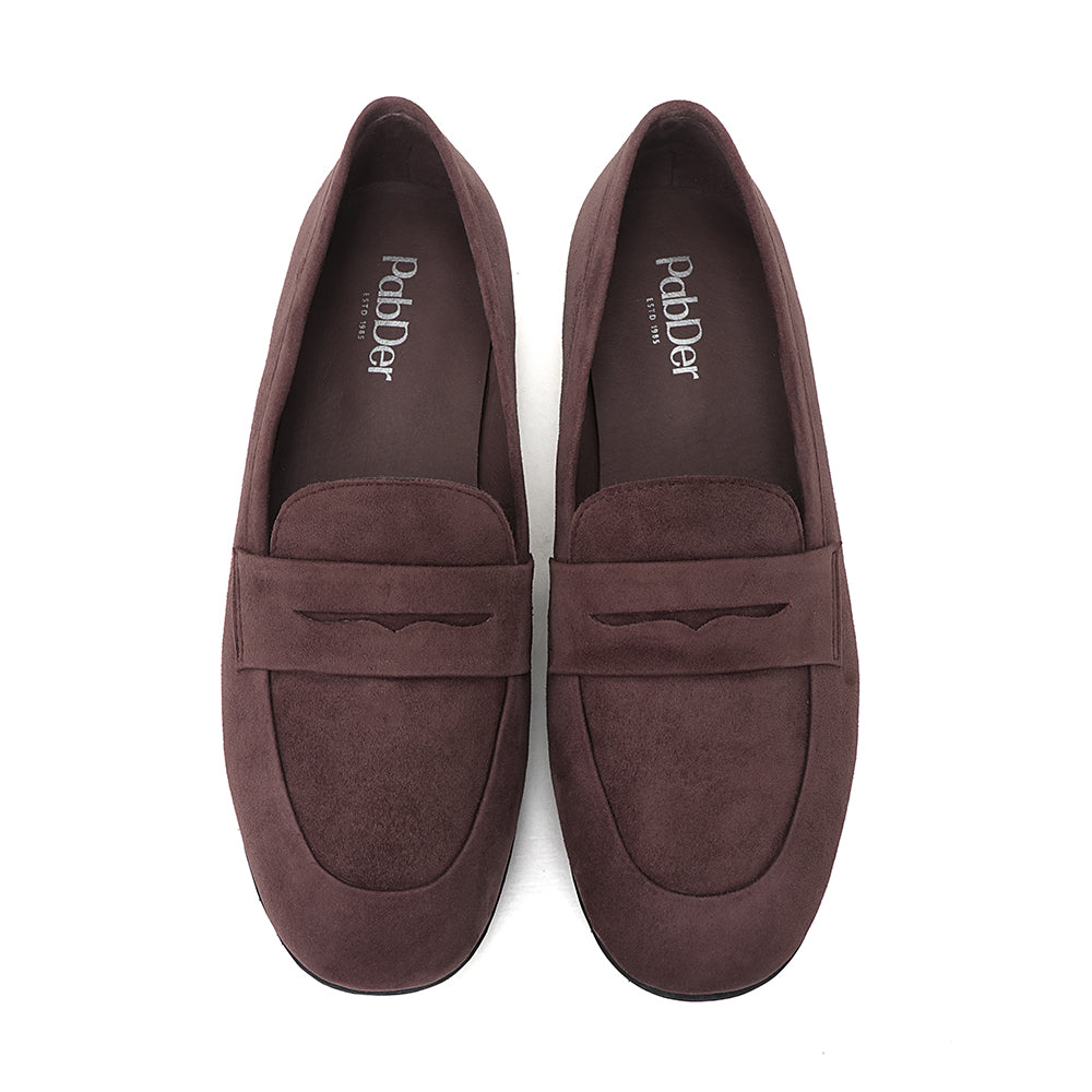 Colette Light Weight Round Toe Suede Slip-ons CS26601SU