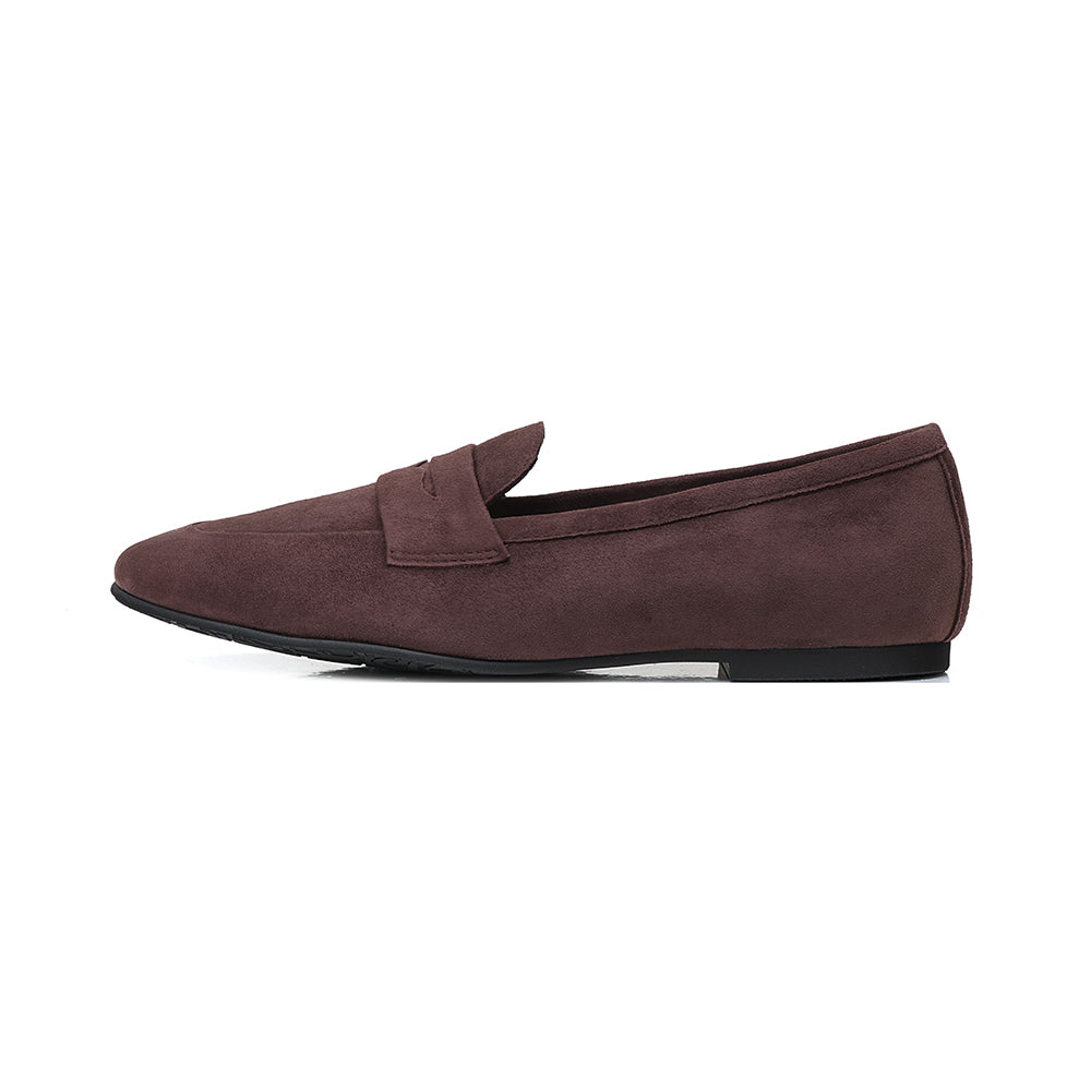 Colette Light Weight Round Toe Suede Slip-ons CS26601SU