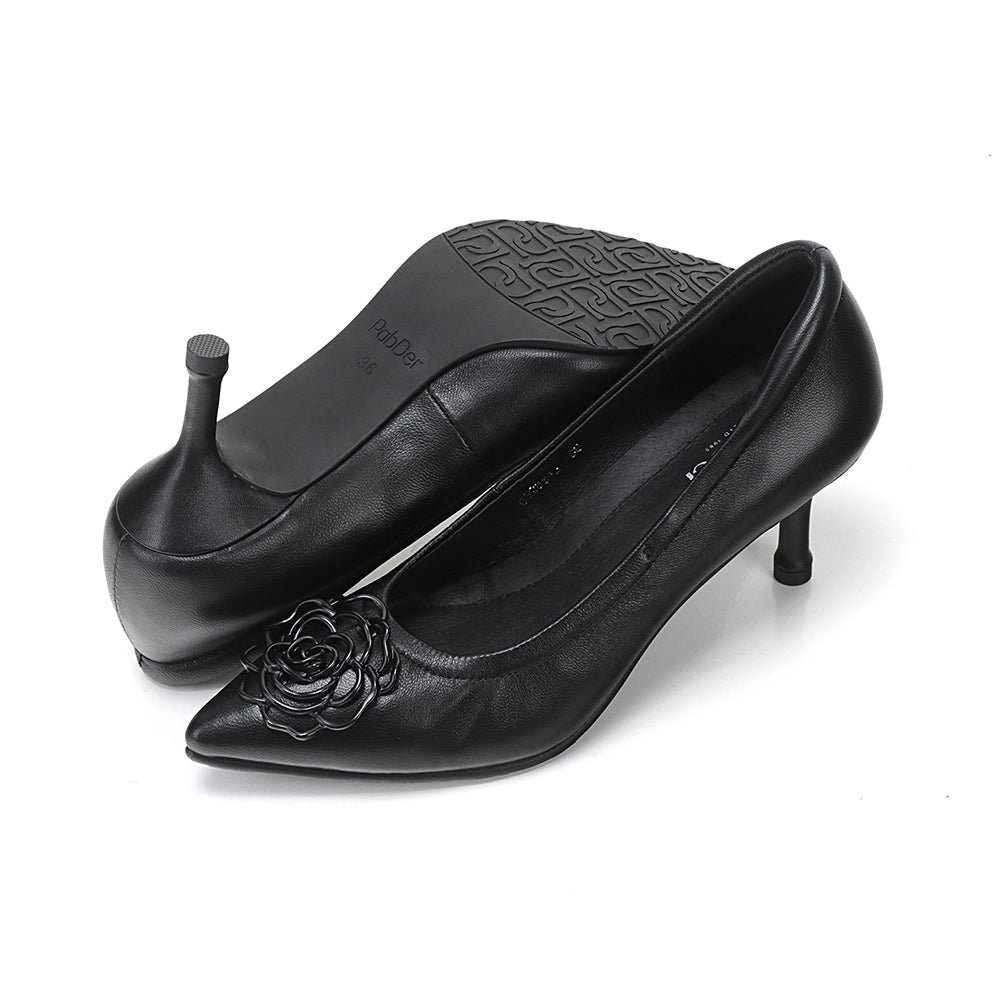 Metallic Rose High Heels CS26612