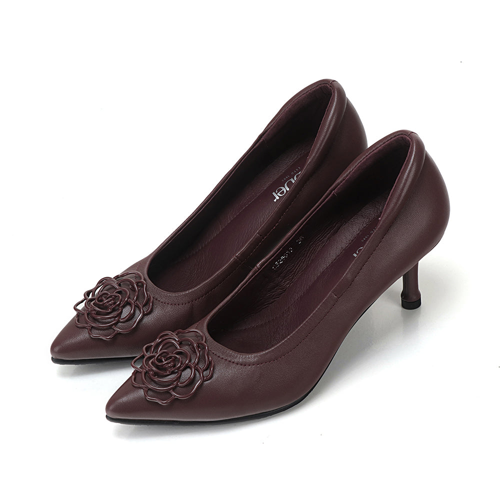 Metallic Rose High Heels CS26612