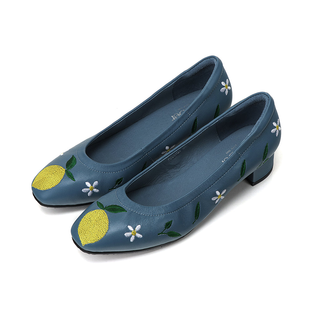 Lemons Leather Heels CS26625