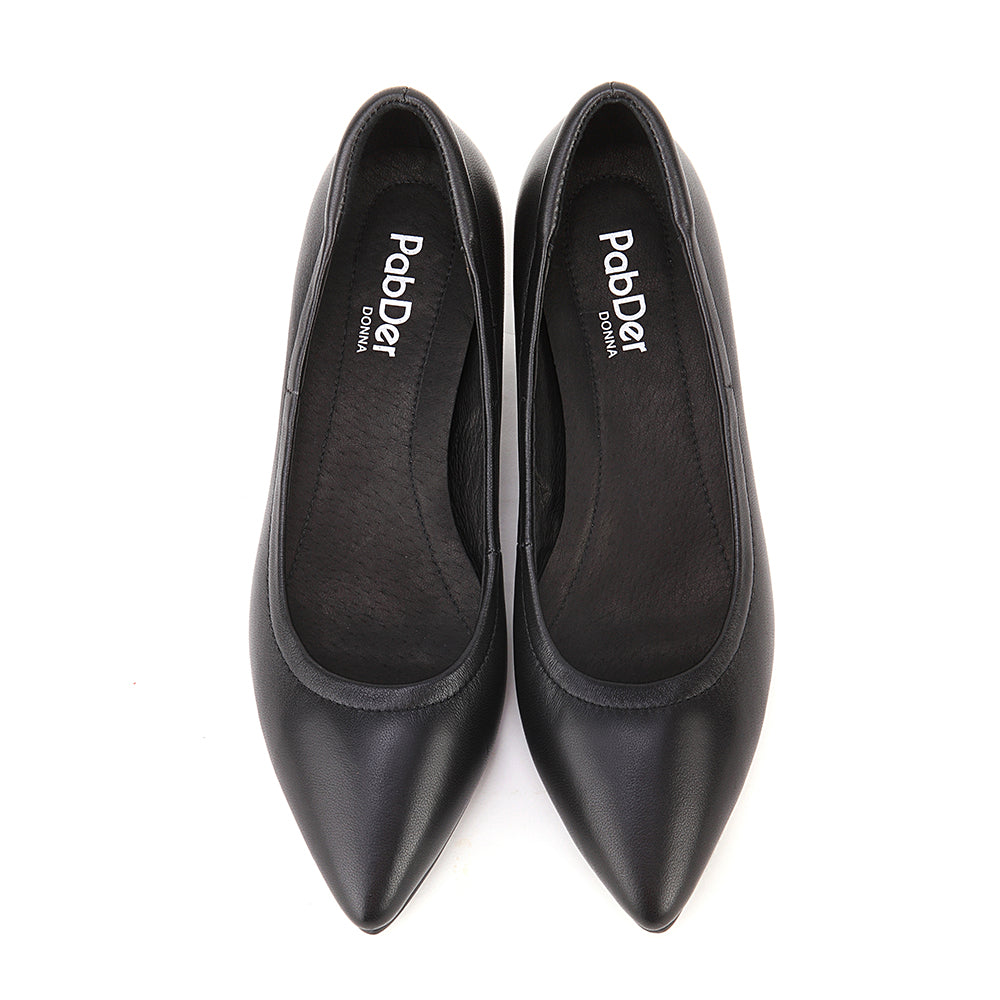 Plain Pointed Low Heels