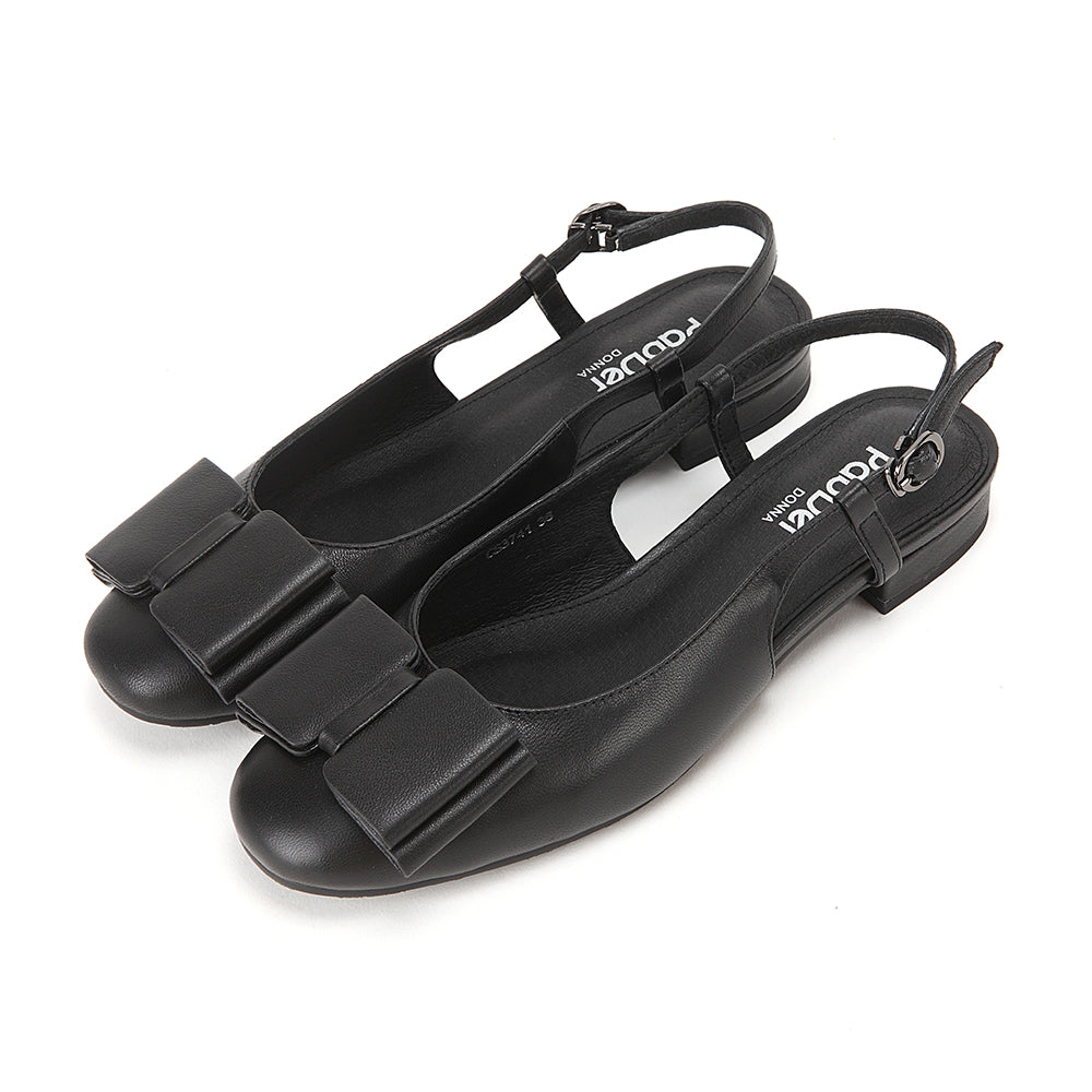 Closed Sling-Back Flat Sandals