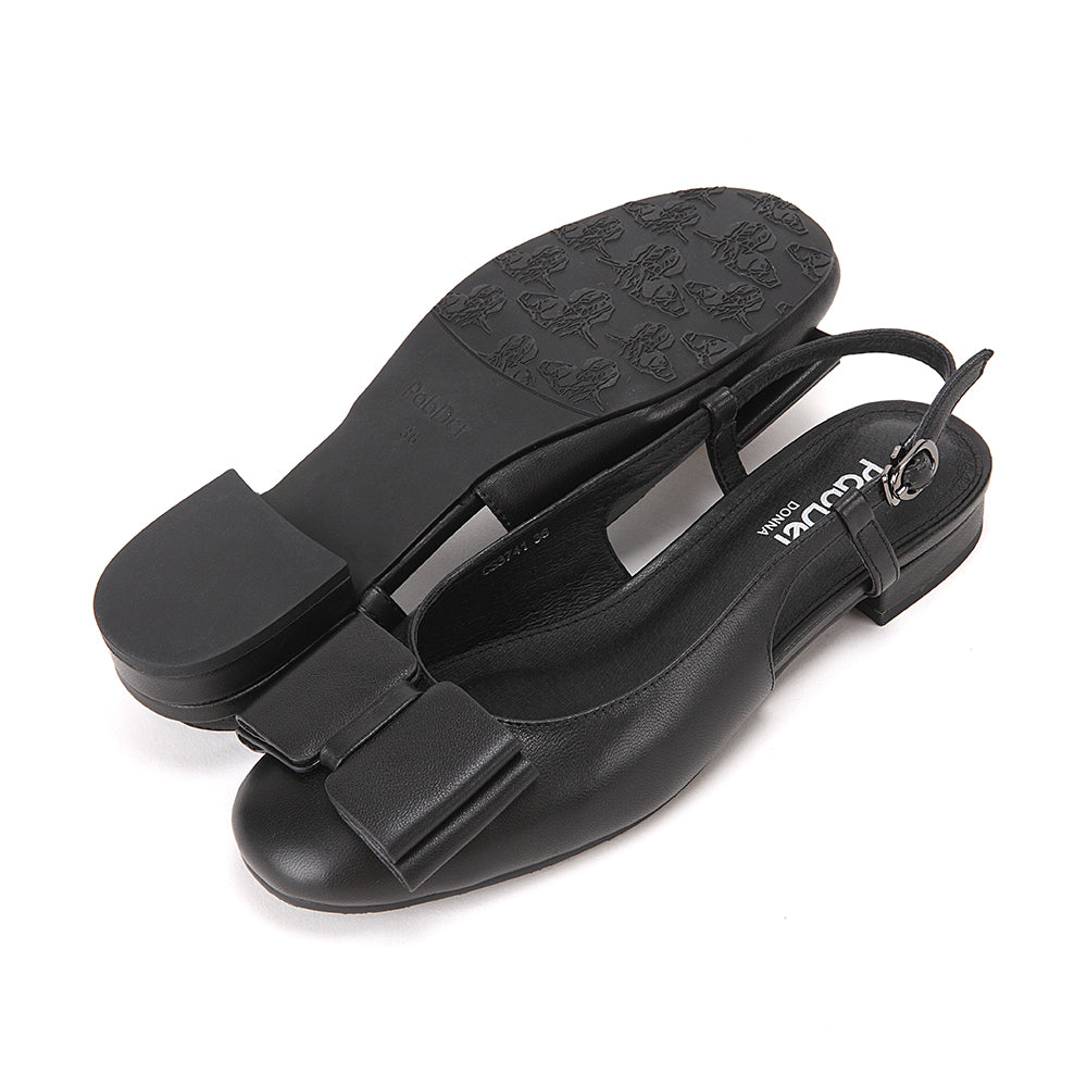 Closed Sling-Back Flat Sandals