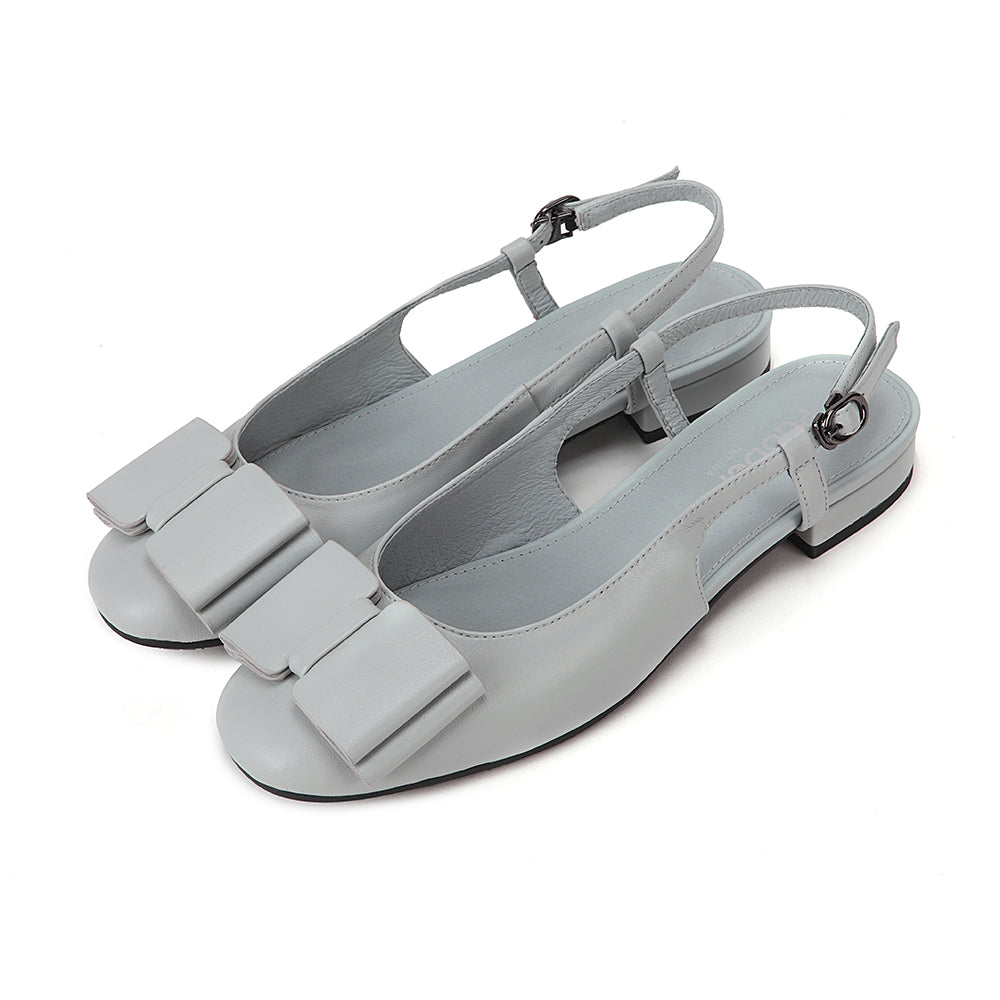 Closed Sling-Back Flat Sandals