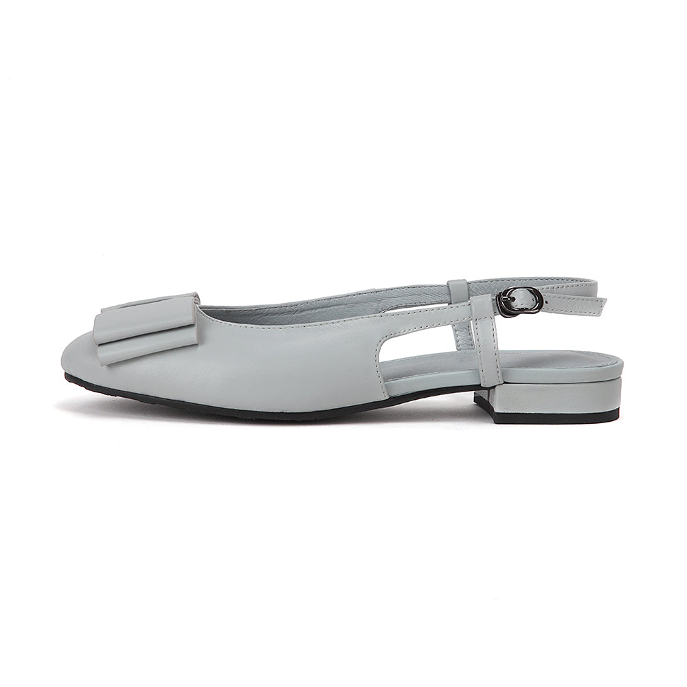 Closed Sling-Back Flat Sandals