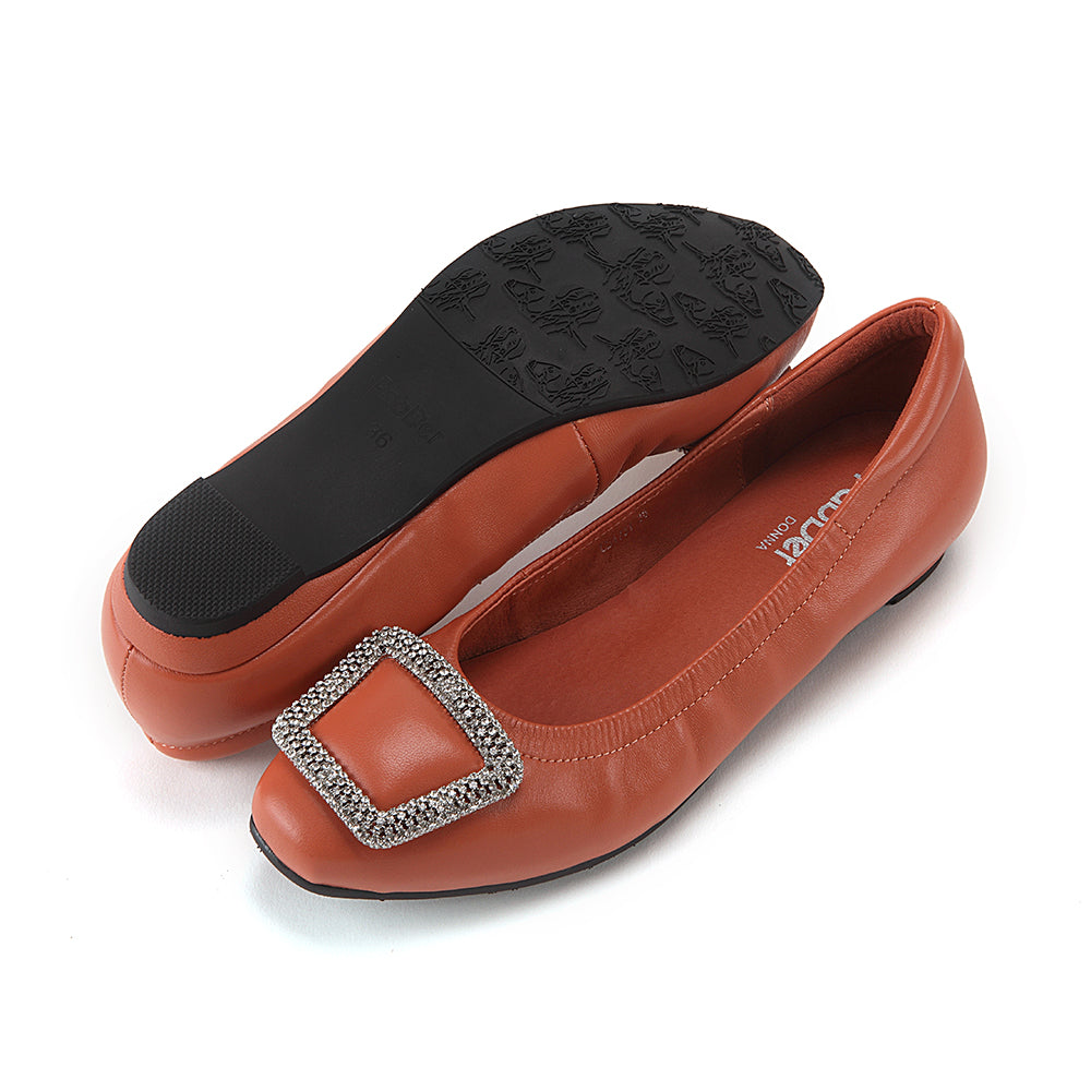 Buckle Gem Flats