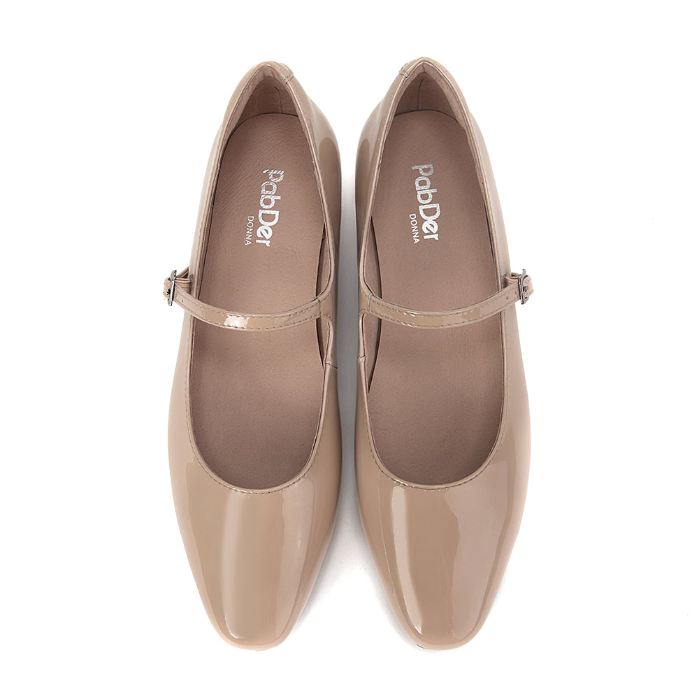 Plain Patent Leather Mary Jane