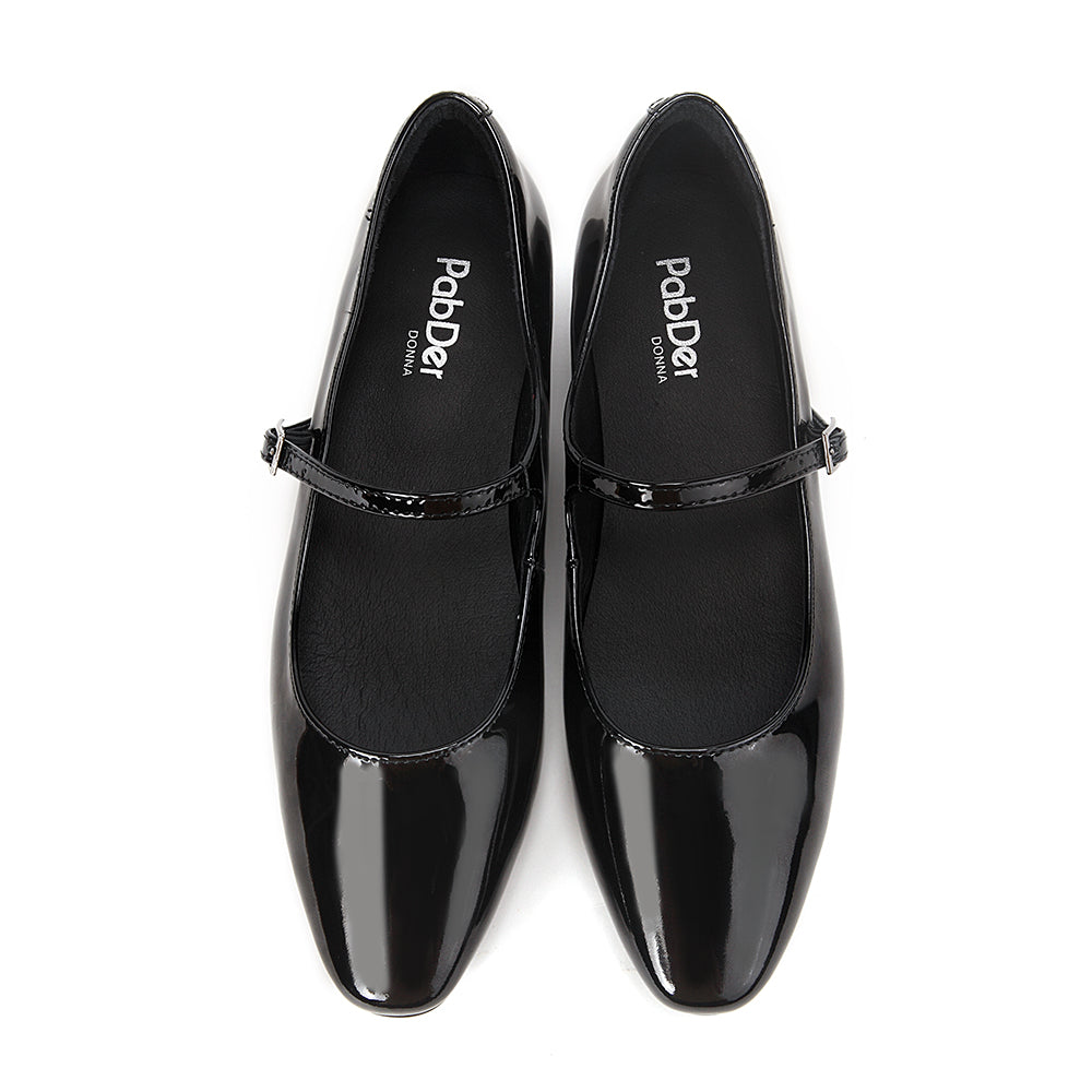 Plain Patent Leather Mary Jane