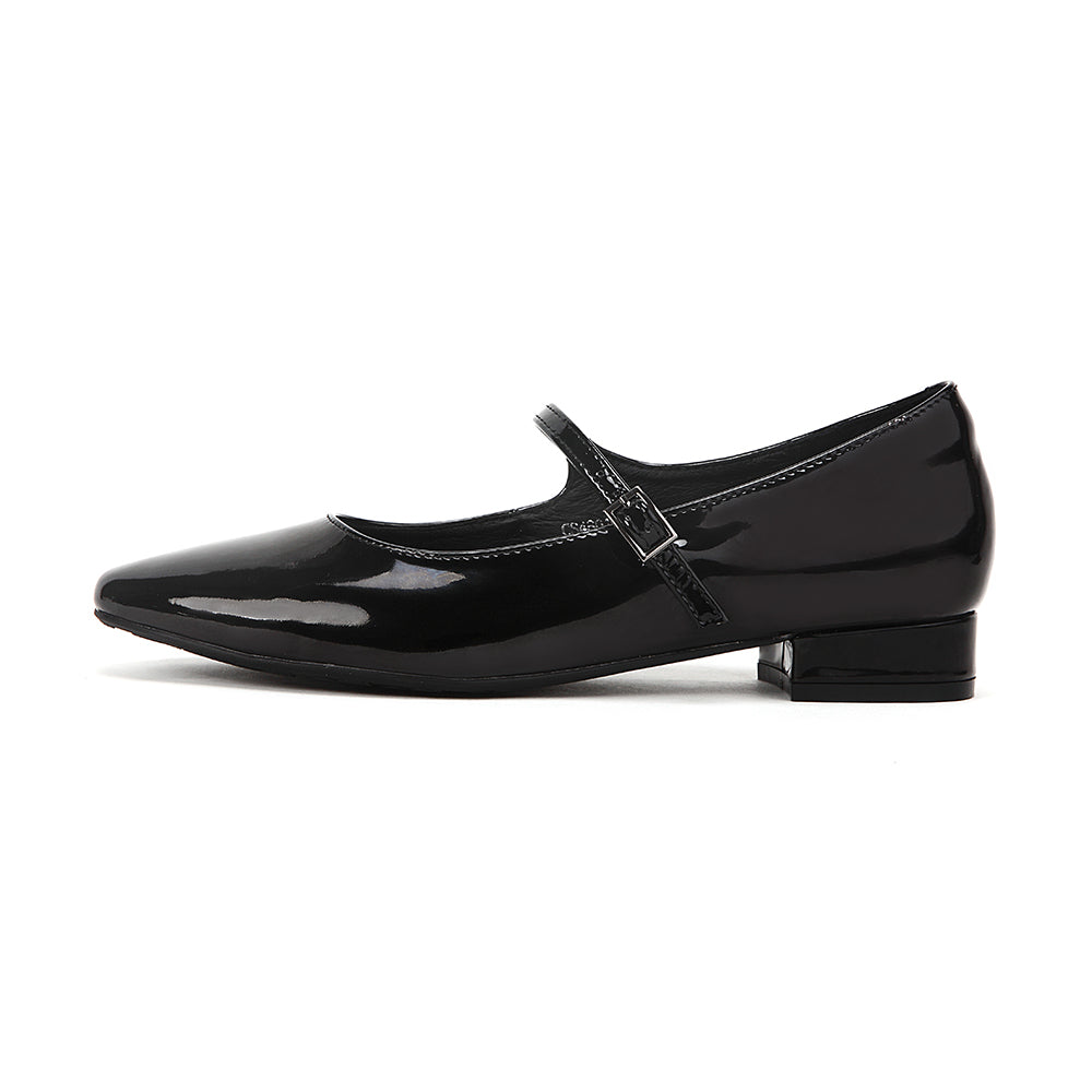 Plain Patent Leather Mary Jane