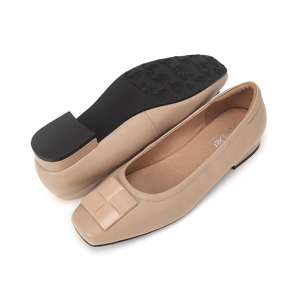 Cube Décor Square Toe .5in Heel Shoes