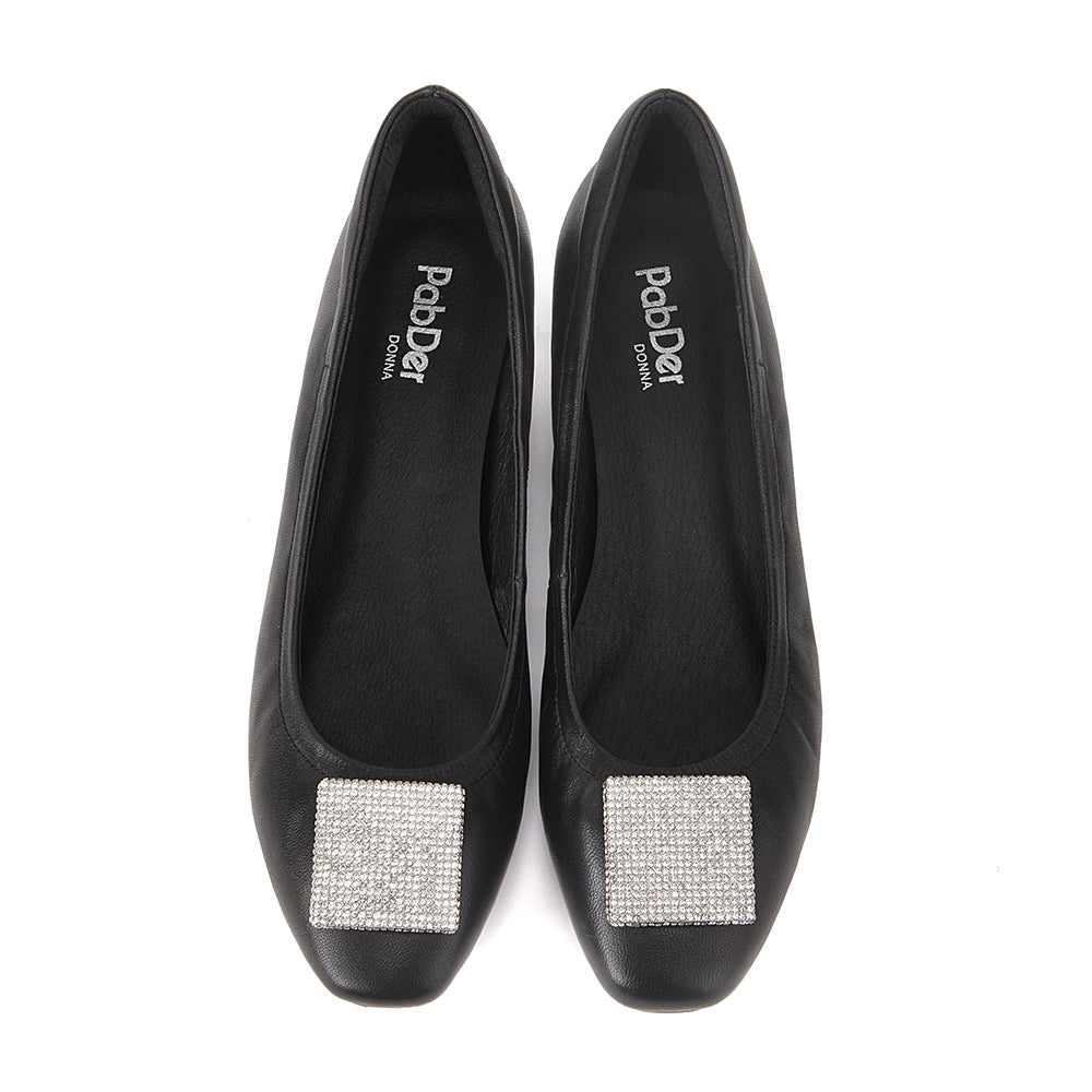 Cubic Round Toe Heels