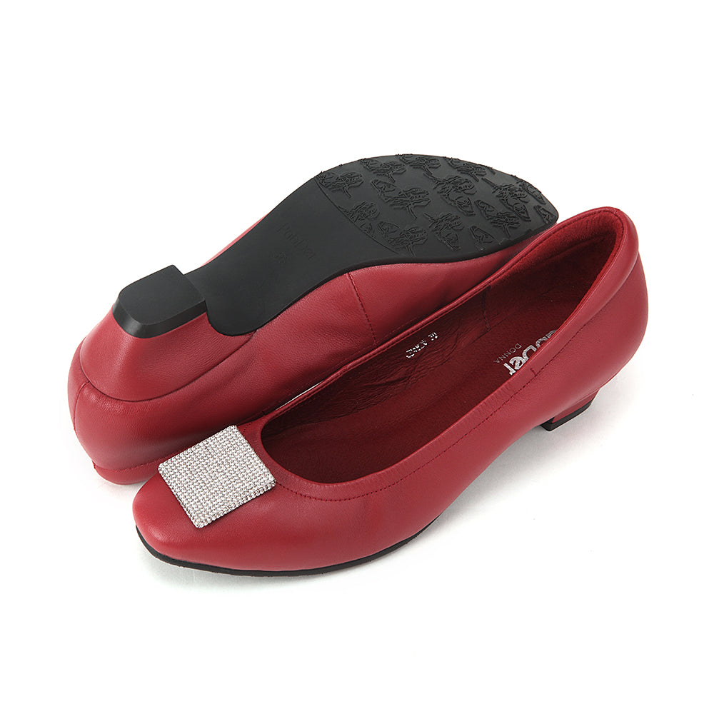 Cubic Round Toe Heels