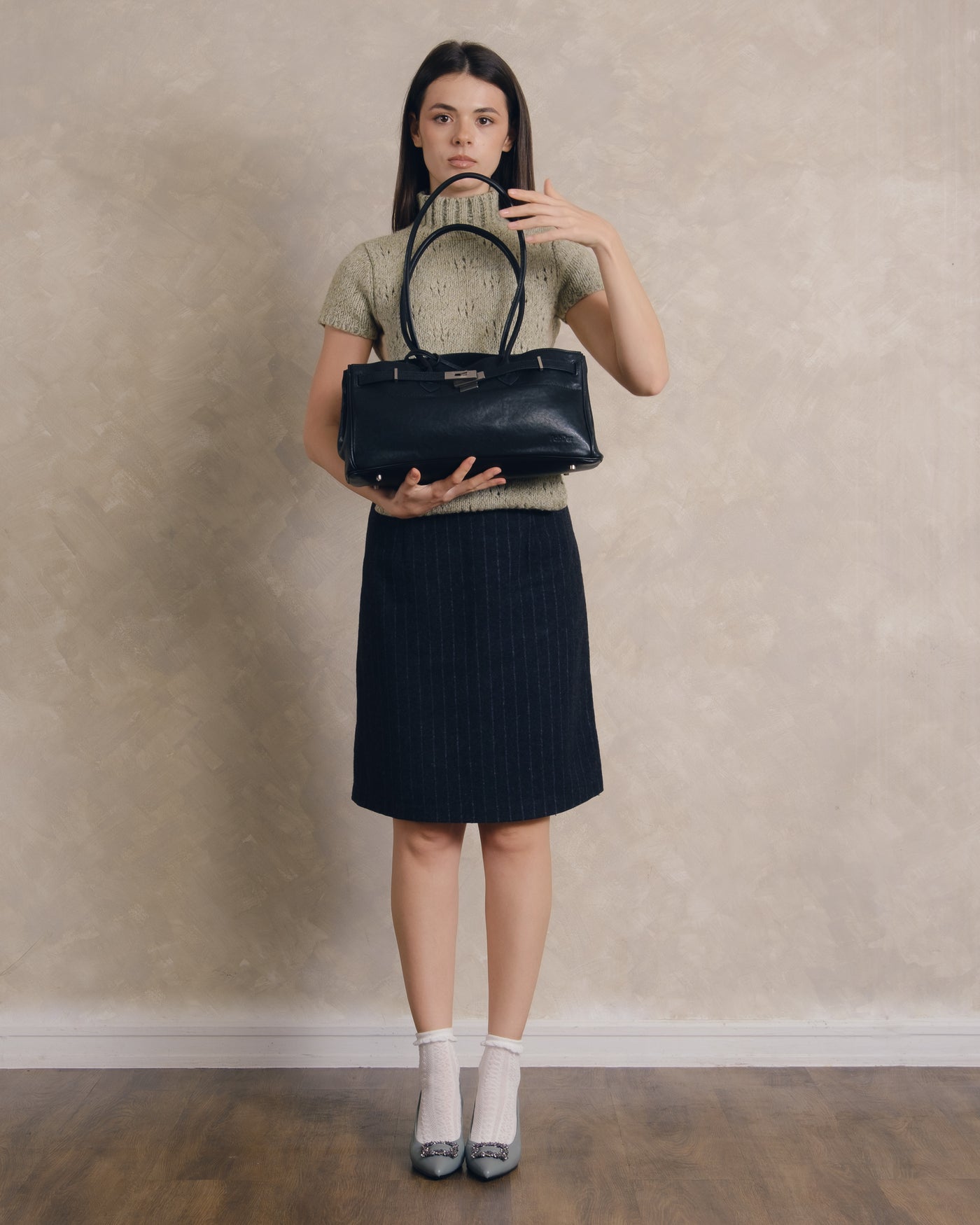 Buckled Rectangular Purse