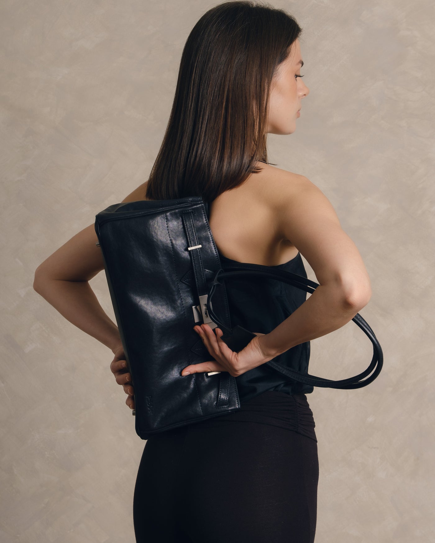 Buckled Rectangular Purse