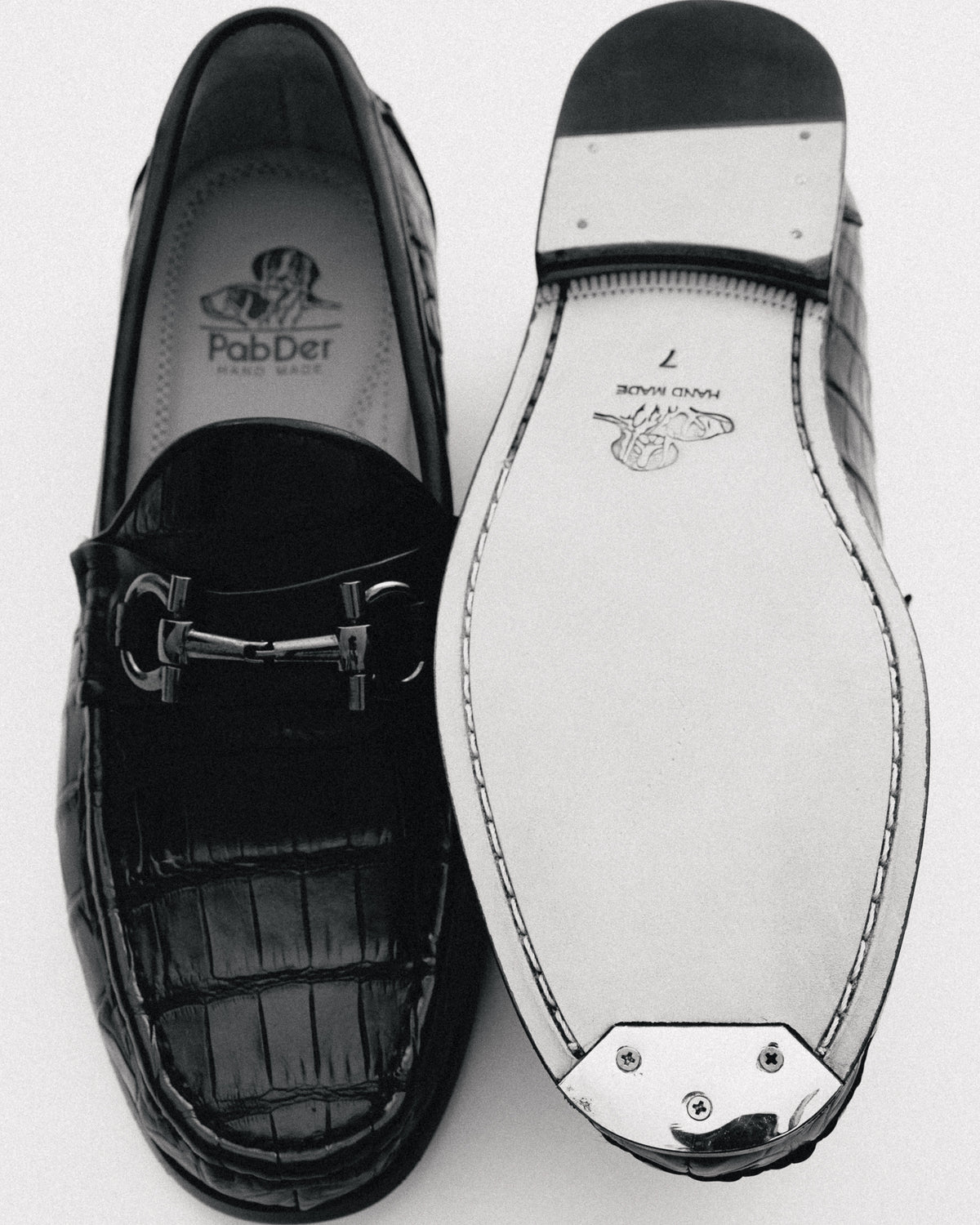 Crocodile Leather Loafers