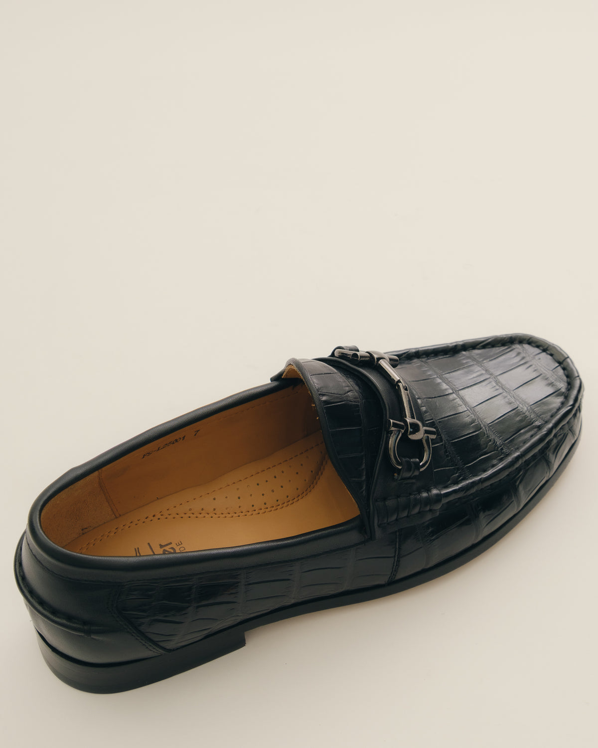 Crocodile Leather Loafers