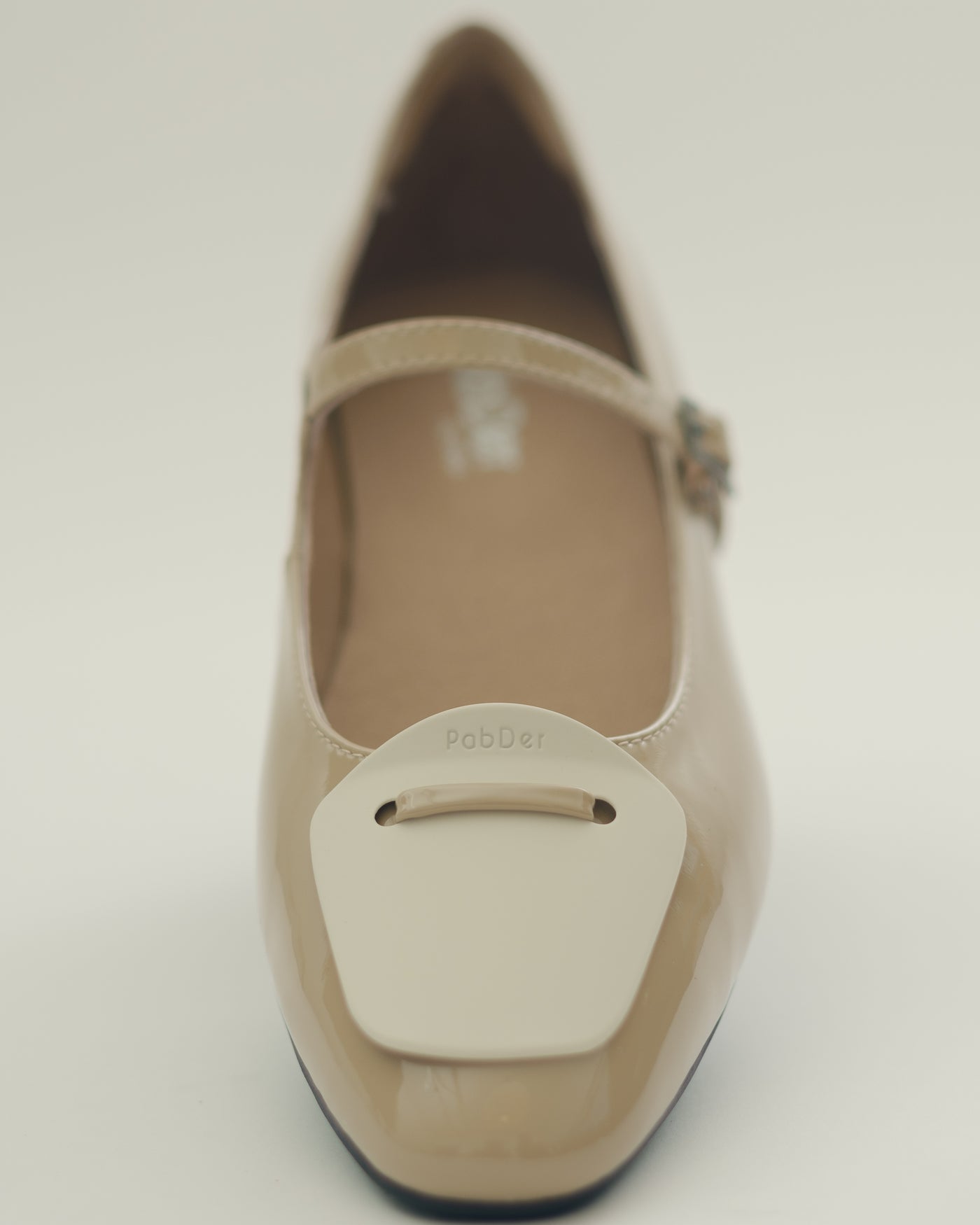 Patent Leather Mary Jane With Metal Décor