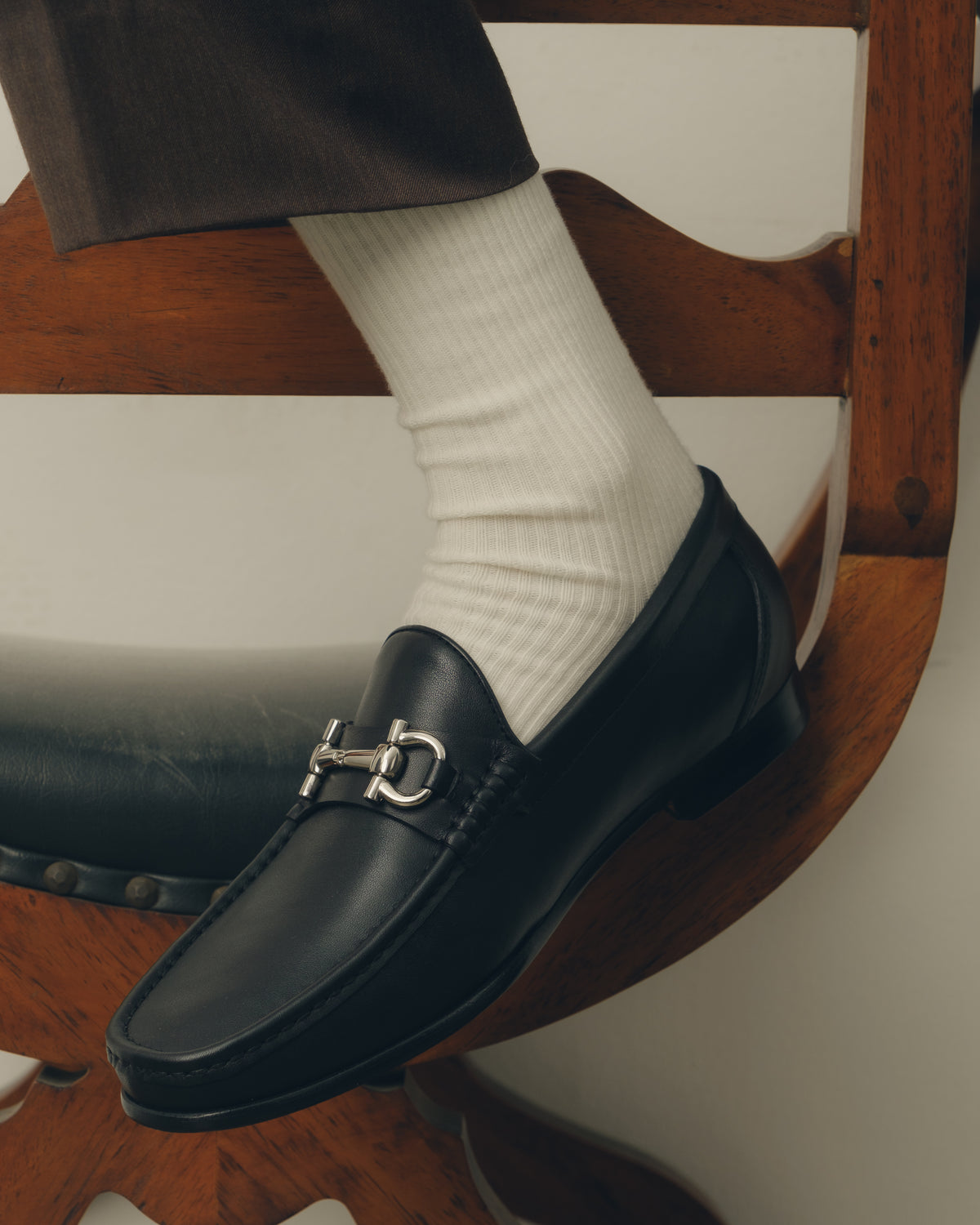 Horsebit Leather Slip-ons