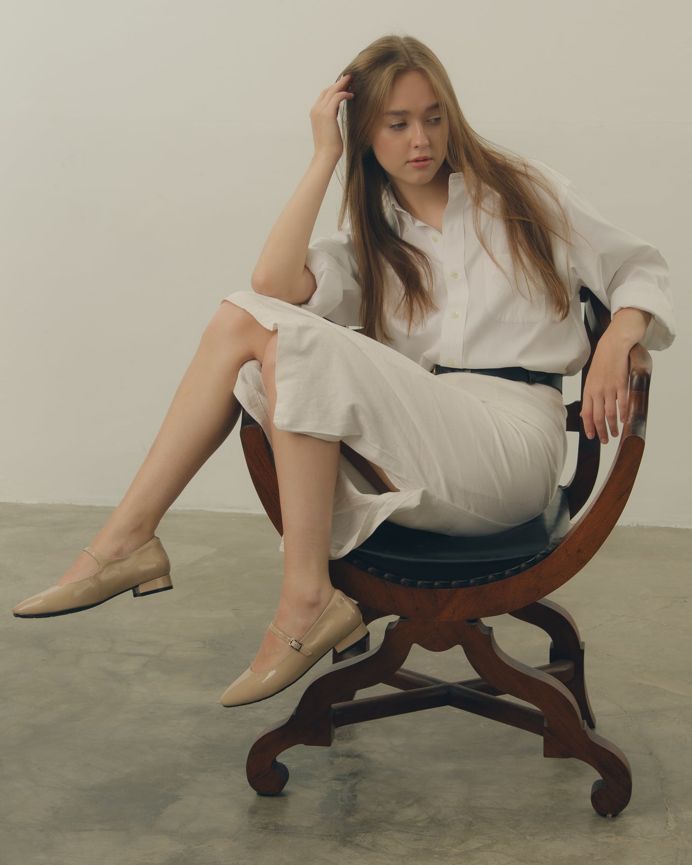 Plain Patent Leather Mary Jane