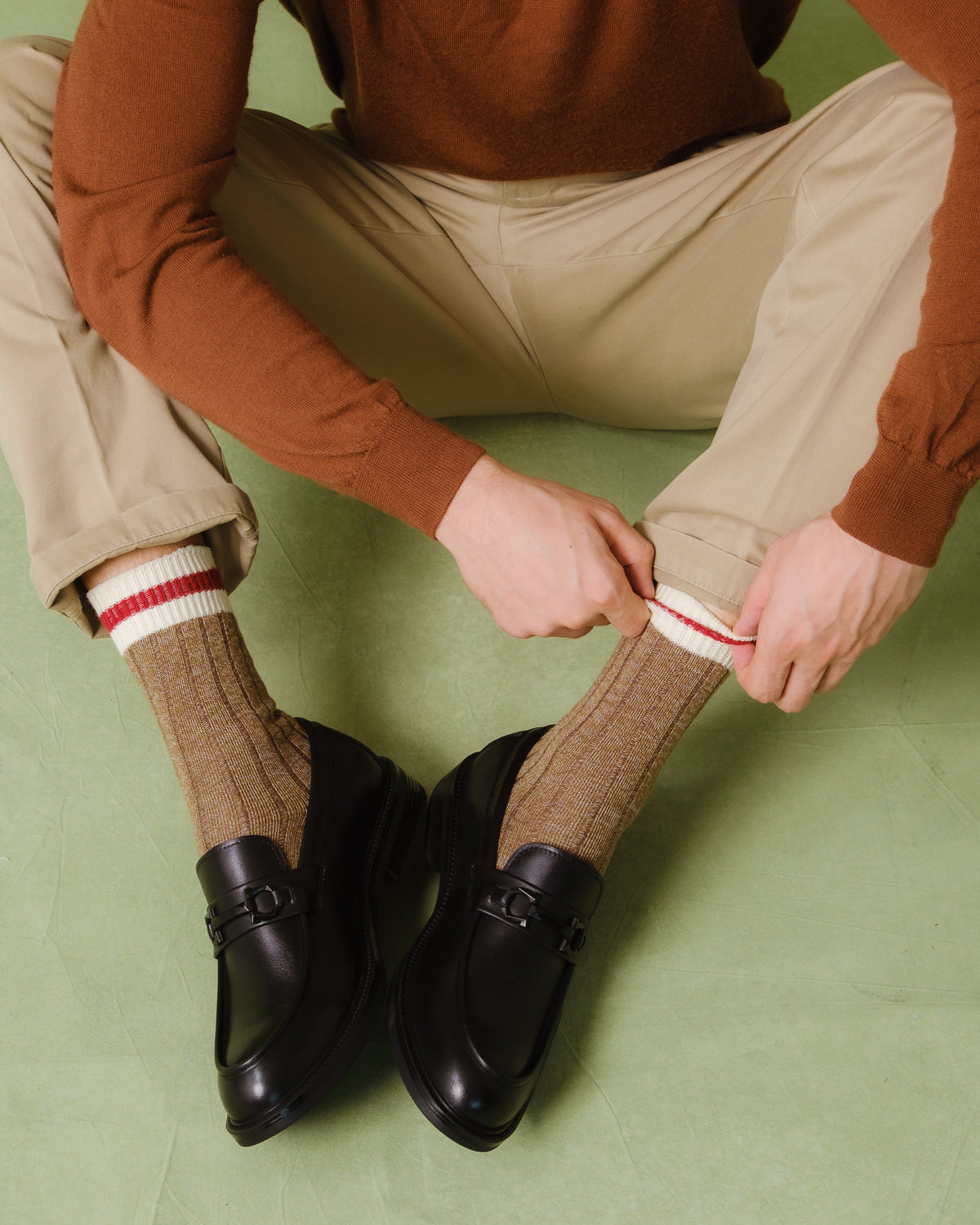 Geometric Horsebit Loafers FS3021