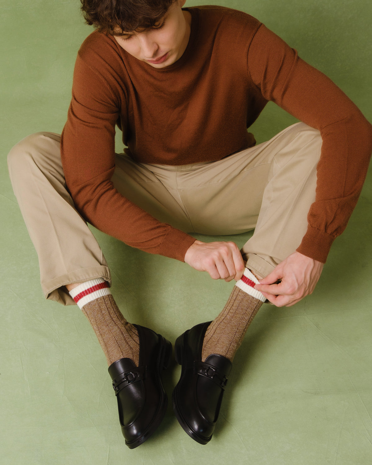 Geometric Horsebit Loafers FS3021