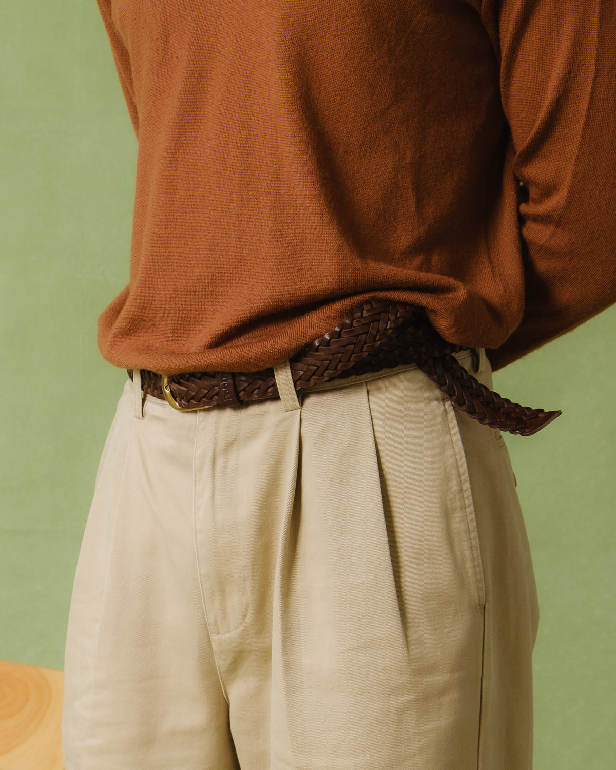 Woven Leather Belt