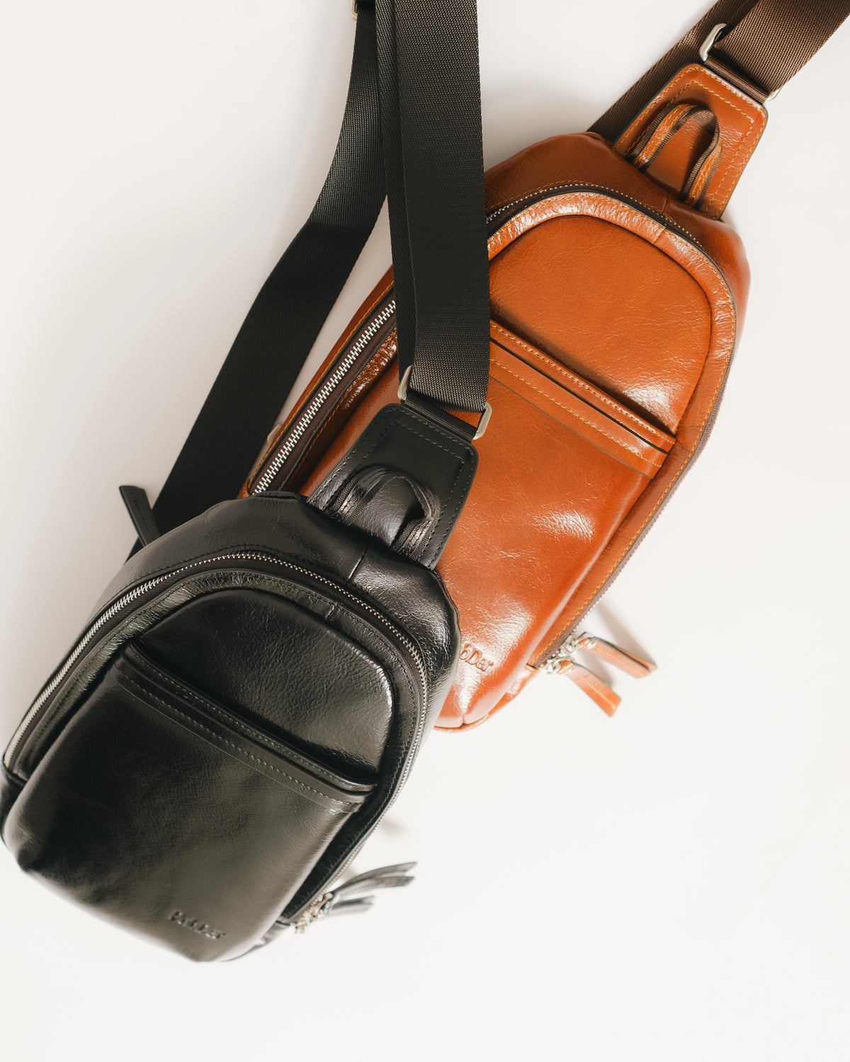 Men's Oval Crossbody Bag