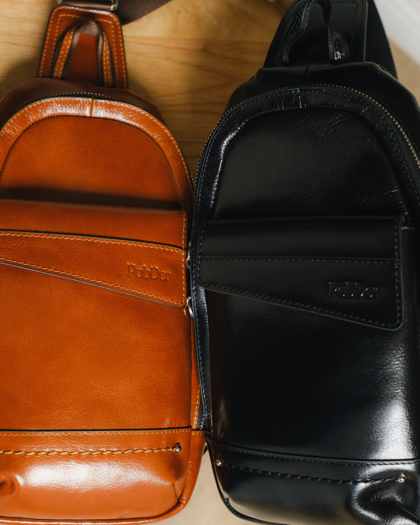 Men's Oval Crossbody Bag