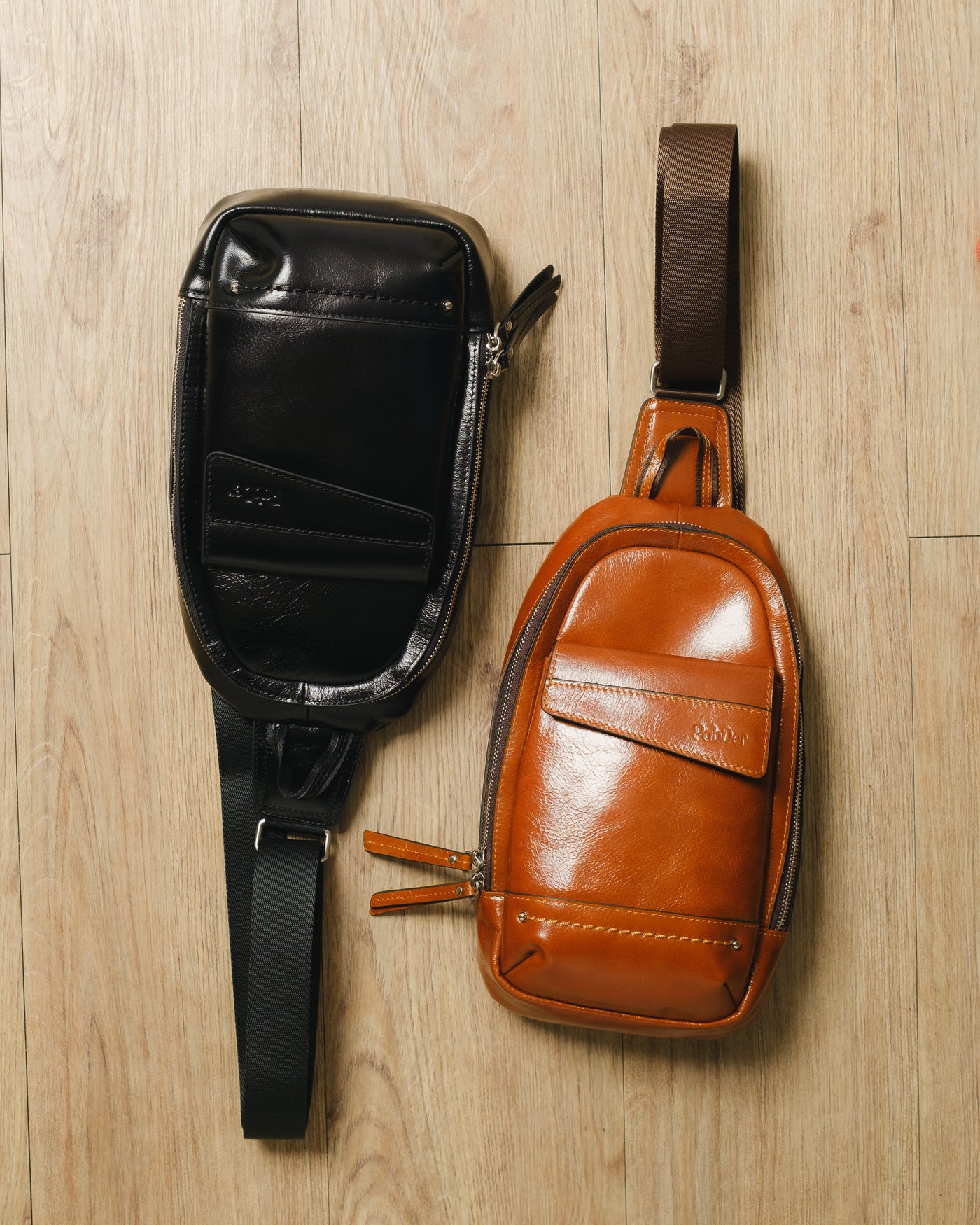 Men's Oval Crossbody Bag